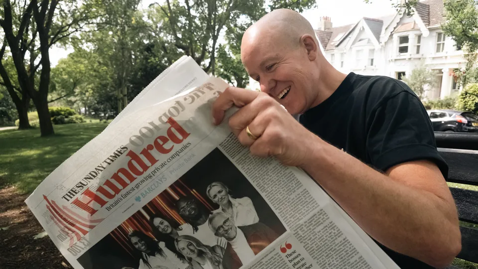 Reading The Sunday Times 100 supplement, Seeper among the listed companies