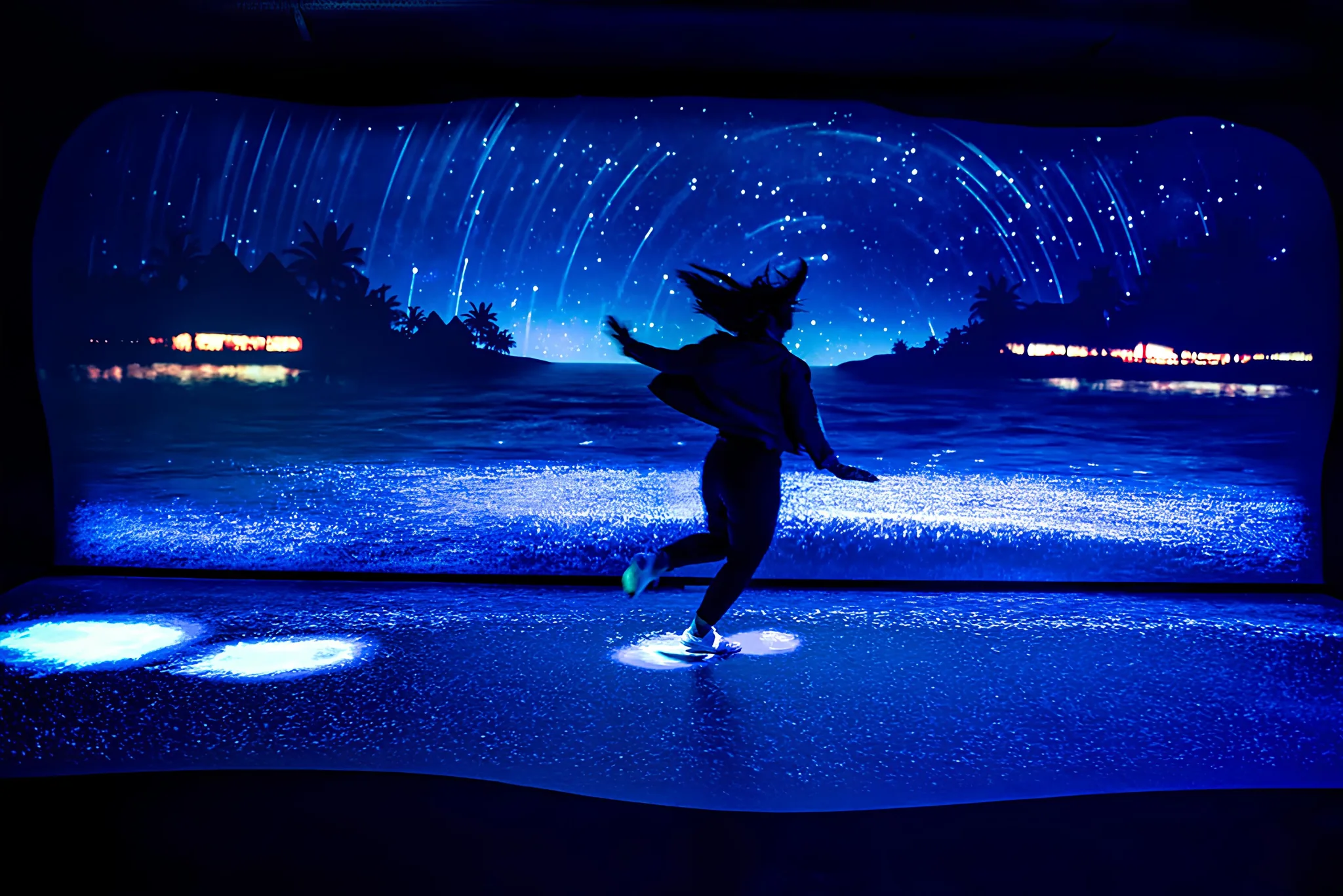 An immersive Great Barrier Reef experience at SEA LIFE Sydney Aquarium, with interactive software, 3D projections, and turtle life cycles. Immersive experience studio.