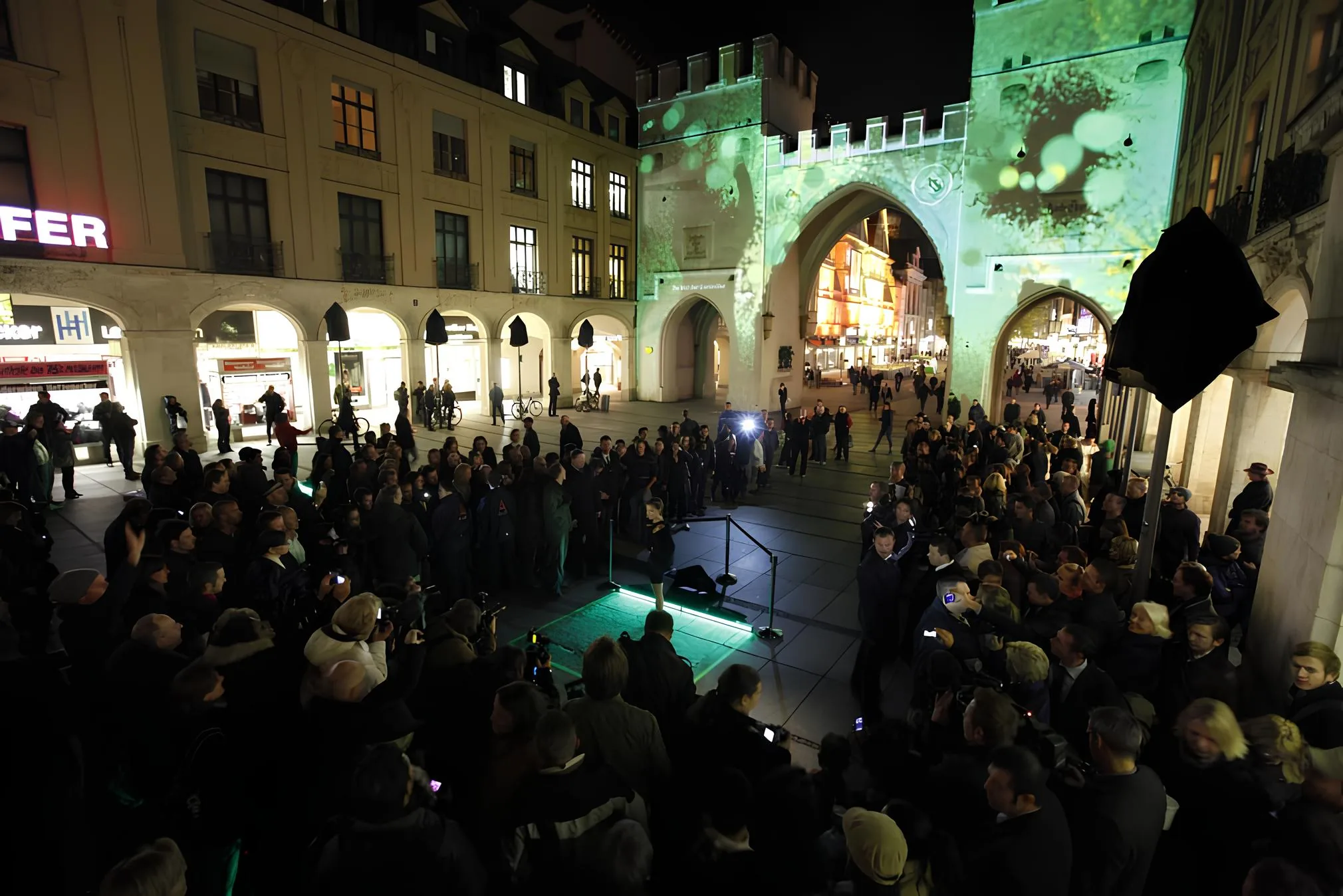 A stunning interactive projection mapping spectacle for the Xbox Kinect launch in Europe, showcasing immersive and interactive visuals.