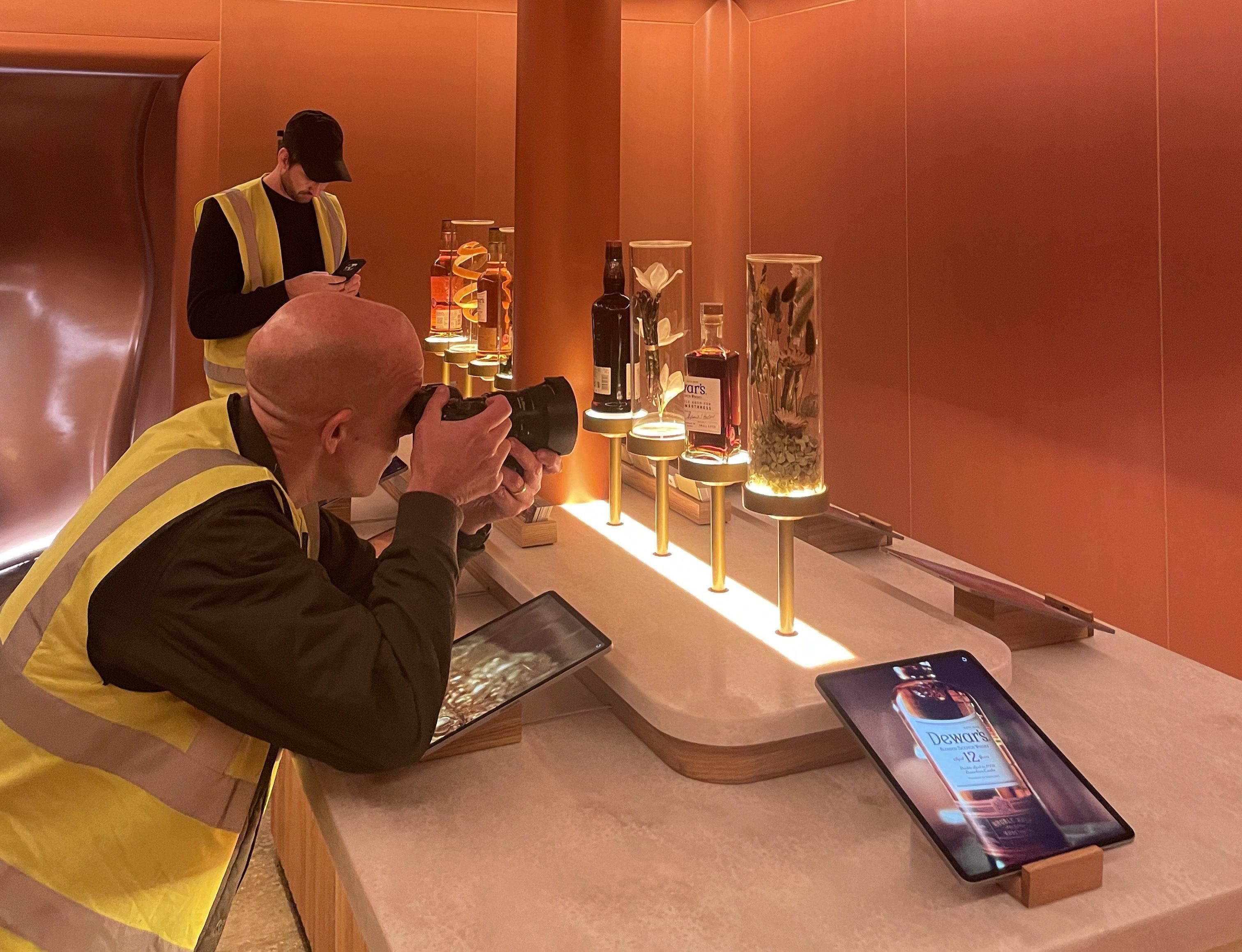 Photo of Stuart taking a photo.